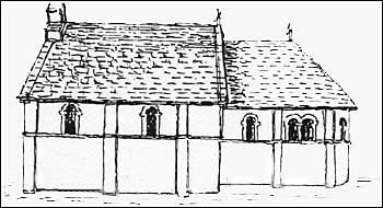 Drawing of an 11th century chapel