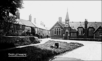 Castlethorpe School opened by Lord Carrington on October 15th 1891